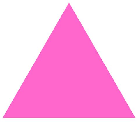 Pink triangle .